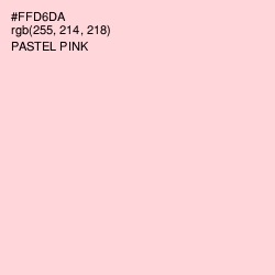 #FFD6DA - Pastel Pink Color Image
